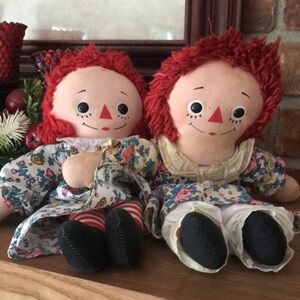 Rare Vintage 1960’s Knickerbocker Raggedy Ann’s